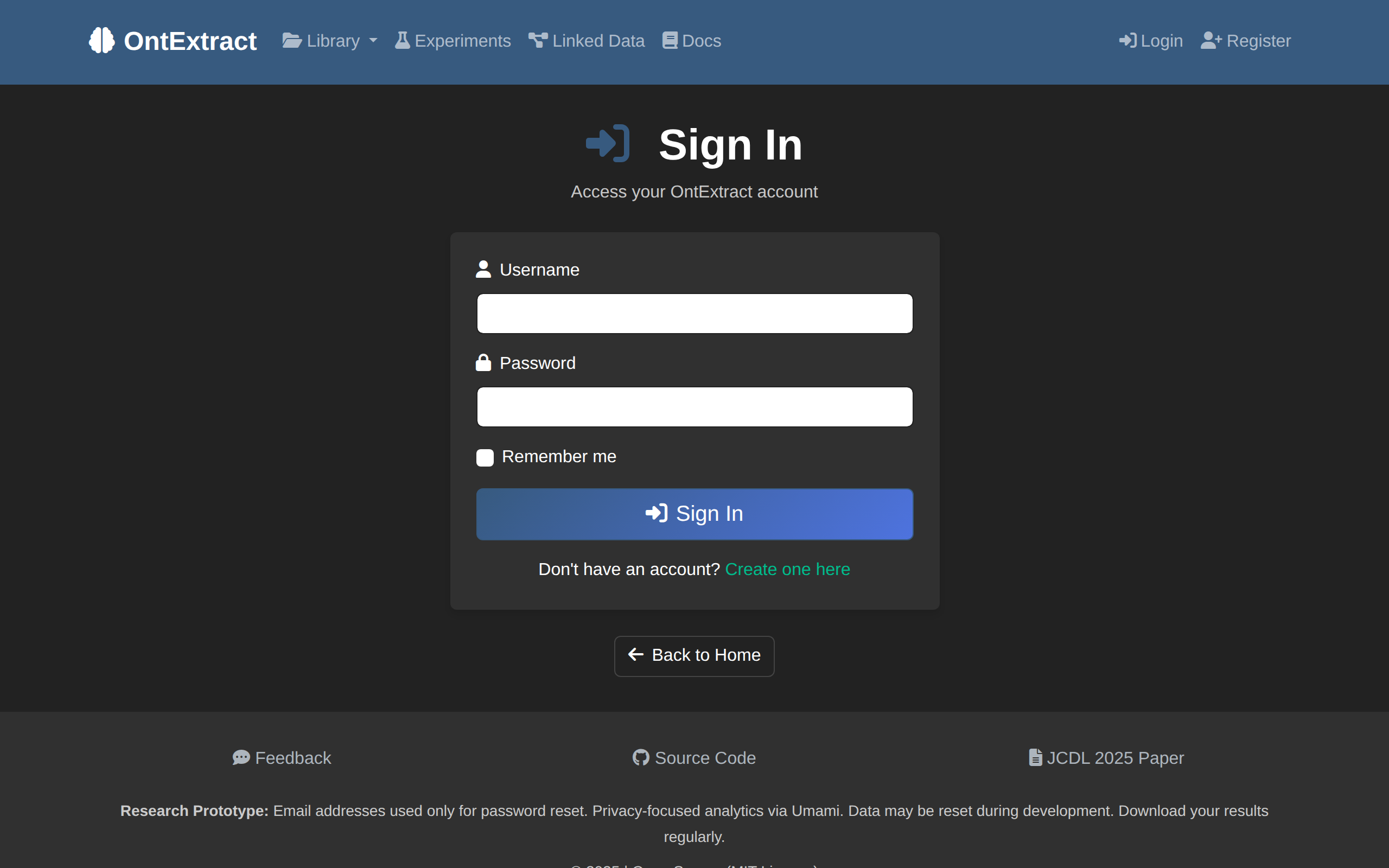 Login Page
